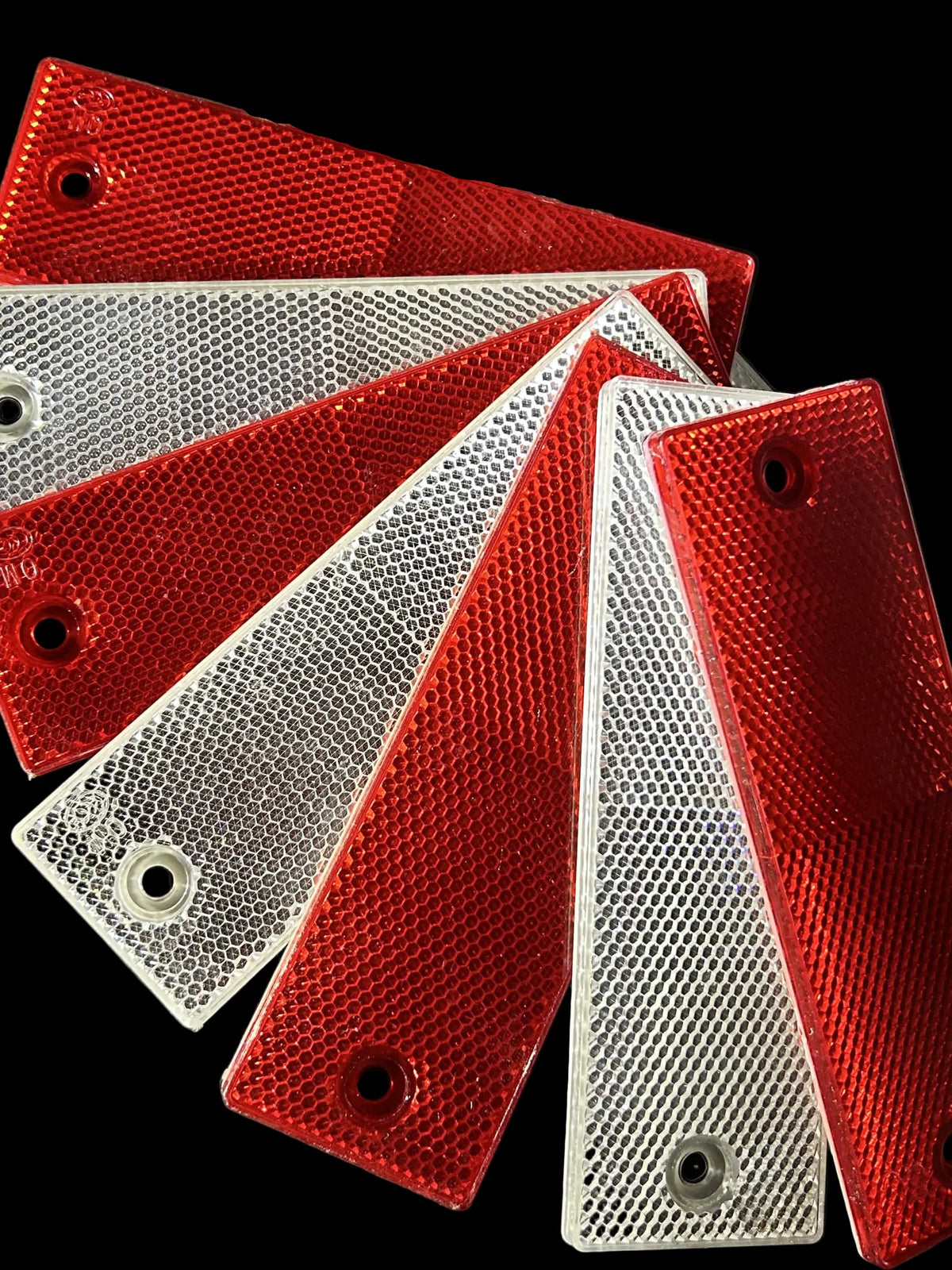 Wooden Post Rectangle Reflectors