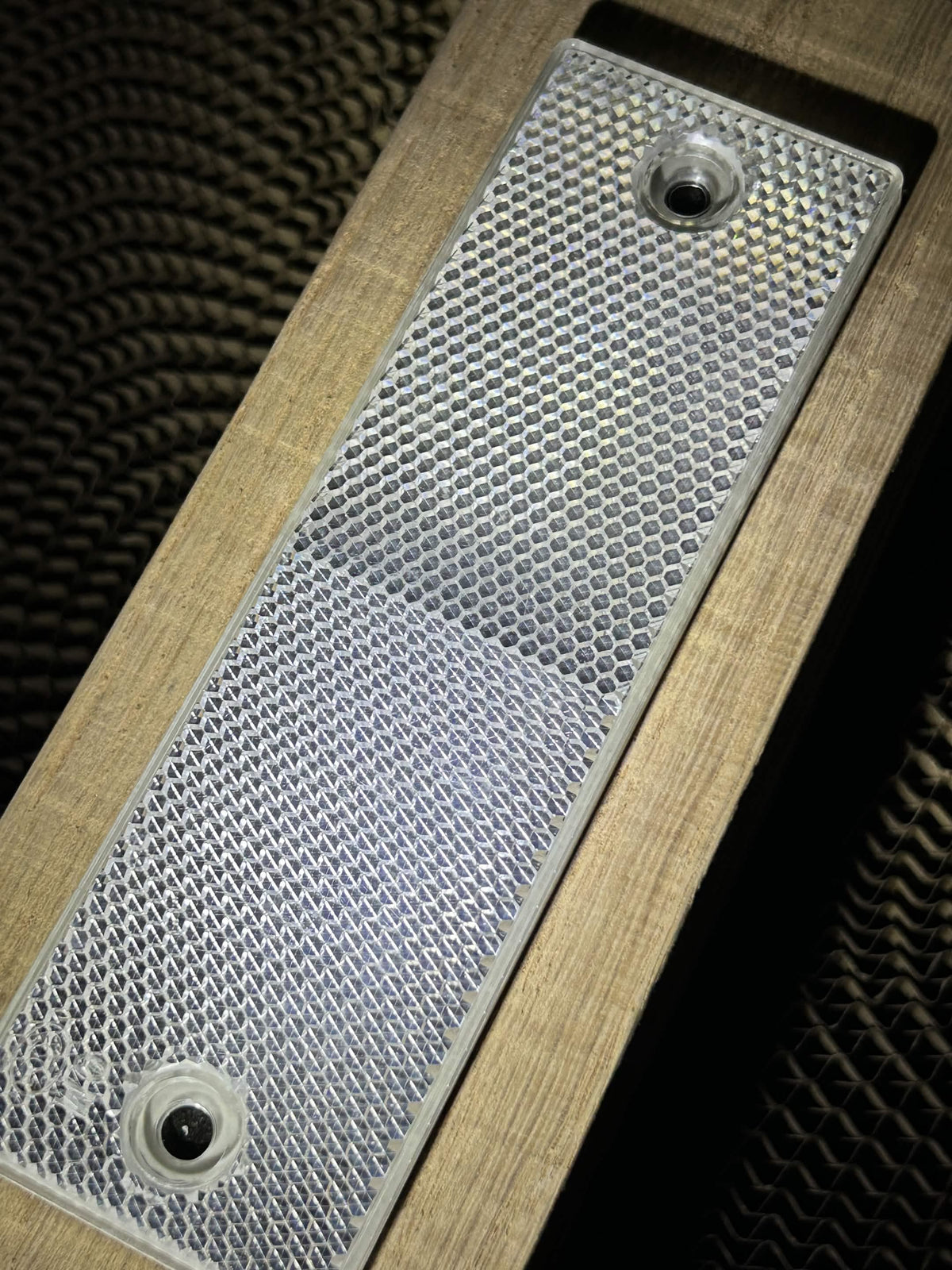 Wooden Post Rectangle Reflectors
